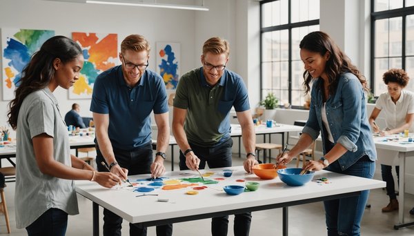 Team building artistique : une activité créative pour fédérer les équipes en entreprise